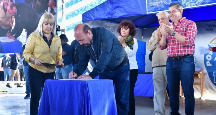 OPNGT en Ibarreta: Se firmó el acta de inicio de obras de refacción para el Hospital Distrital