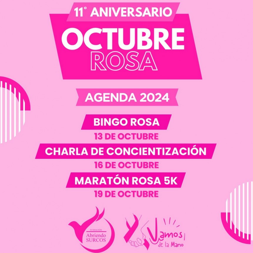 La Fundación Abriendo Surcos dio a conocer sus actividades por el Mes Rosa