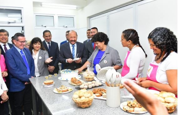 Una especial jornada vivió el barrio San Agustín con la inauguración del nuevo edificio del NEPyFP N° 1