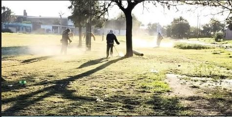MÚLTIPLE ACCIONAR DEL MUNICIPIO PARA EL MANTENIMIENTO DE ESPACIOS VERDES EN LA CIUDAD 