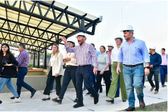 Insfrán inauguró la planta de tratamiento cloacal, el colector máximo y obras complementarias en el barrio El Porvenir