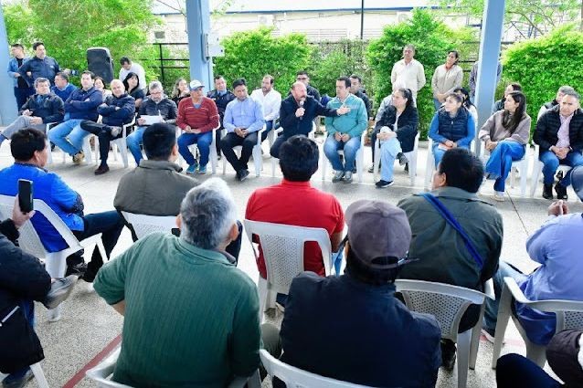 El Gobernador inició su gira por el noroeste con una reunión en Santa Teresa
