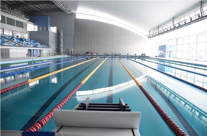 Se ajustan los últimos detalles en la obra de la piscina olímpica climatizada para deportes de alto rendimiento