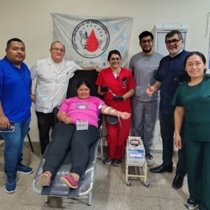 Se llevó a cabo la tercera colecta voluntaria de sangre en el Hospital de San Martín Dos