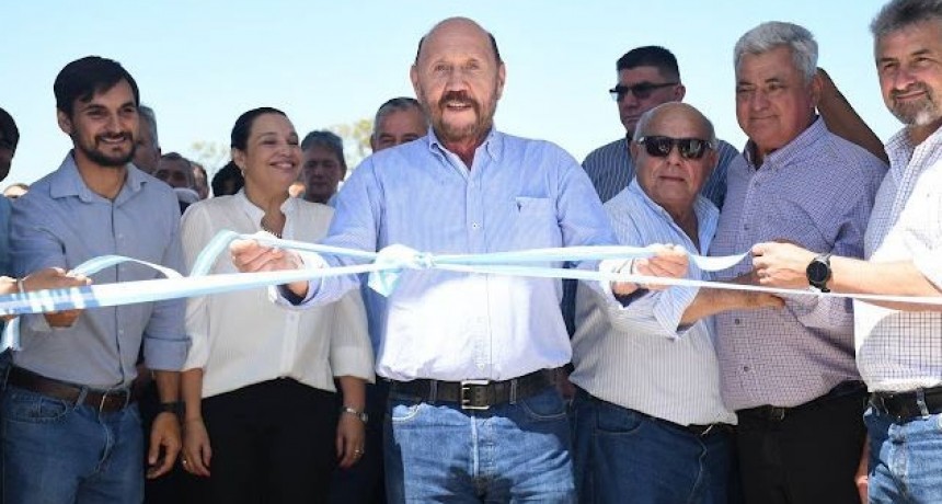 Insfrán inauguró importantes obras en Tres Lagunas