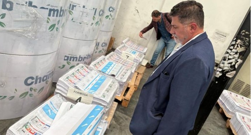Autoridades electorales detectaron graves irregularidades en la impresión de boletas enviadas a Formosa