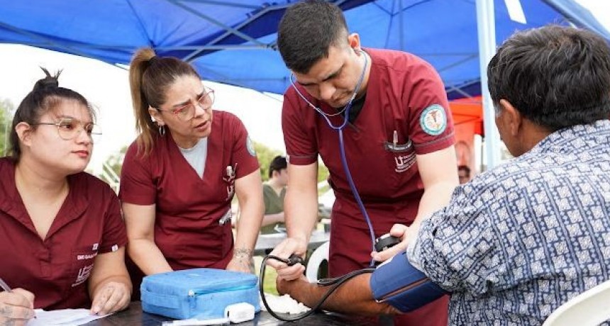 El Gobierno provincial brindó un total de 3.723 prestaciones de salud en los barrios Villa del Carmen y Puente San Hilari