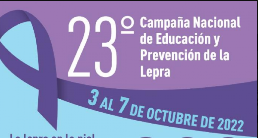 Formosa se suma a la campaña nacional de prevención y educación de la lepra