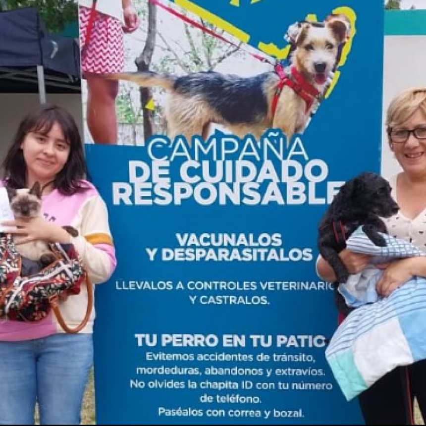 Cerrò con éxito campaña de vacunación antirrábica en la ciudad