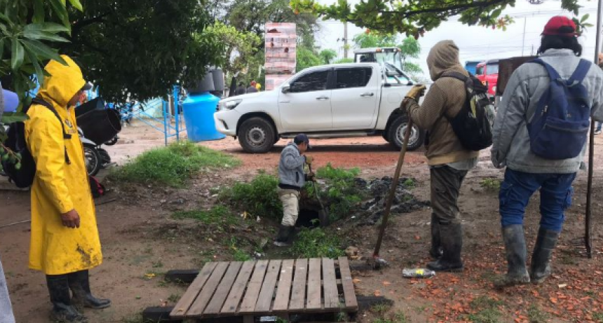 Activa intervención de la municipalidad para optimizar el funcionamiento del drenaje urbano