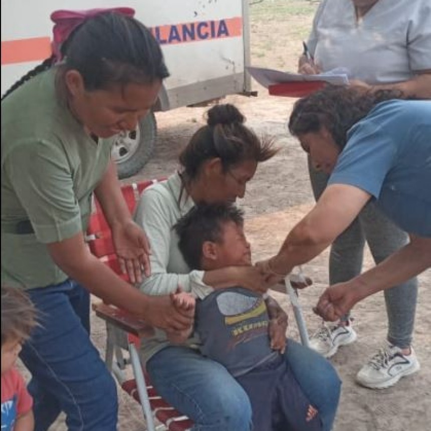 Niños y niñas de Bartolomé de las Casas recibieron en sus casas las vacunas adicionales contra el sarampión, rubeola, paperas y poliomielitis