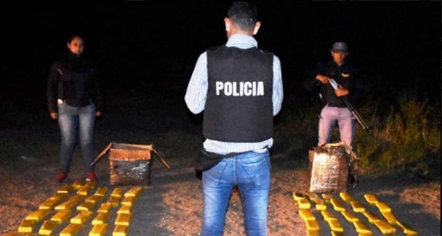 La policía secuestró 60 kilos de marihuana valuados en 9 millones de pesos