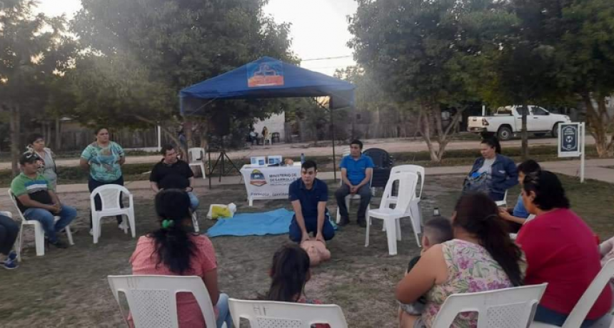 Hospital distrital de Pirané: difunden en la comunidad conocimientos sobre primeros auxilios