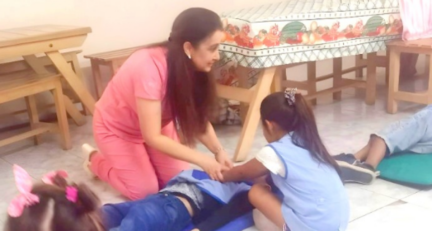 Centro de salud San Antonio brindó un taller de técnicas de RCP en jardín de infantes