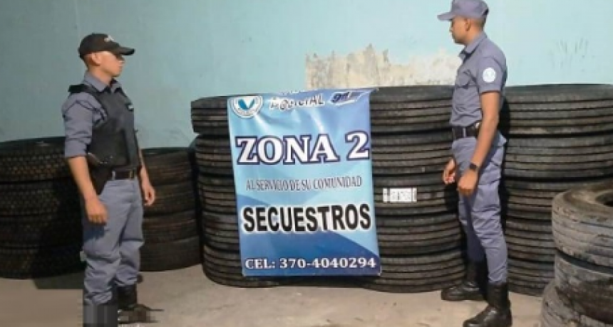 La Policía secuestró 65 cubiertas sin aval aduanero con un avalúo de casi 8.000.000 millones de pesos