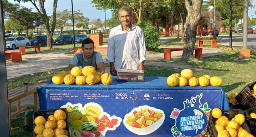 Desde Riacho He Hé llegan las primicias de melones