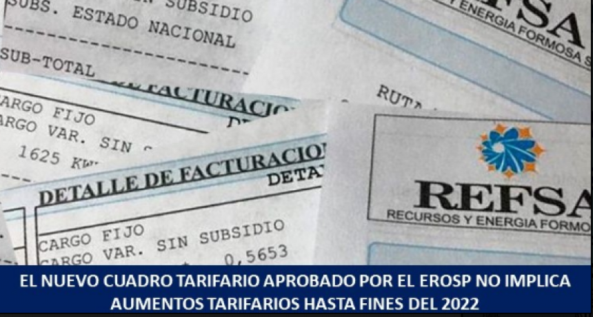 Aprobado el nuevo cuadro tarifario y los usuarios no sufrirán incrementos en las facturas de energía eléctrica en lo que resta del año 2022