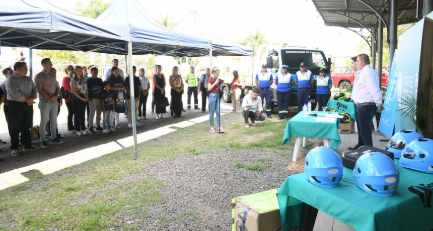 El intendente Jofré y la ANSV firmaron convenio para la cesión de elementos de seguridad y control