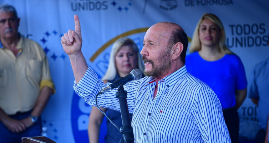 Insfrán: “Buscamos la transformación para tener una provincia grande y un pueblo feliz”