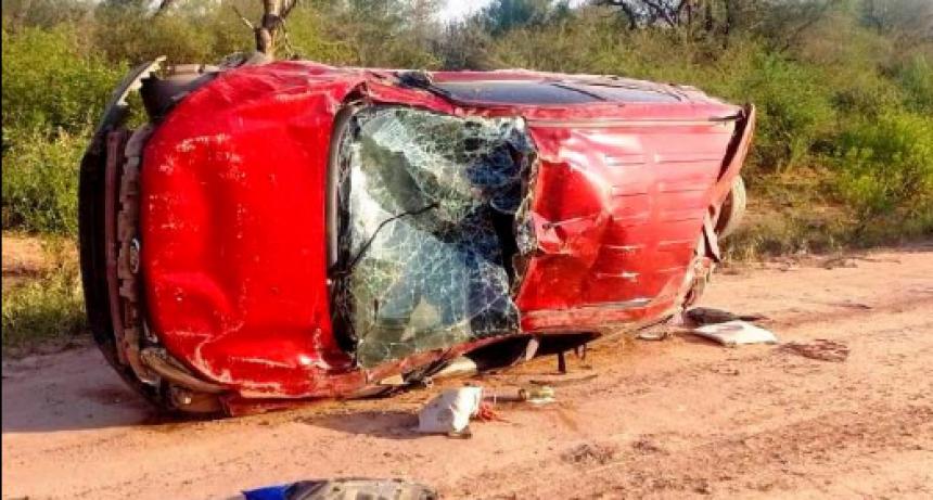 Un hombre de 55 años falleció tras volcar con su vehículo en la Ruta 37
