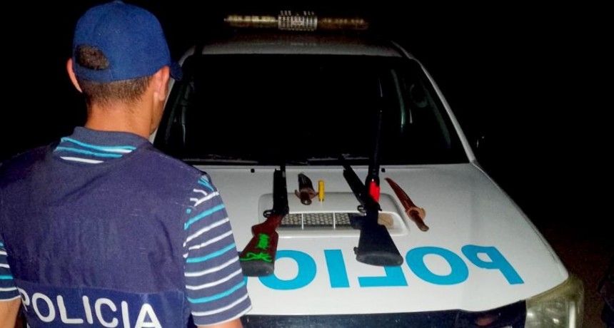 POLICIALES: La Unidad Especial de Asuntos Rurales La Floresta secuestró armas de fuego