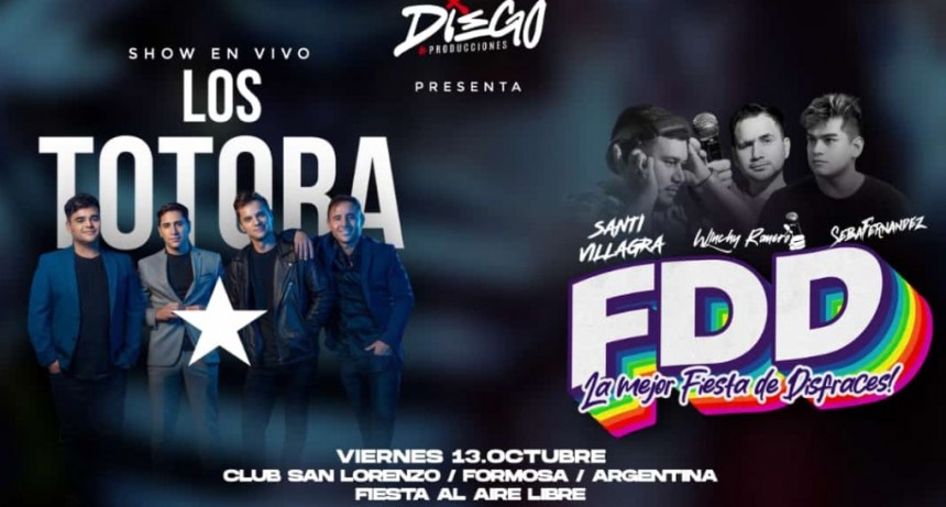 GRAN EXPECTATIVA POR LA LLEGADA DE *LOS TOTORA* A FORMOSA 