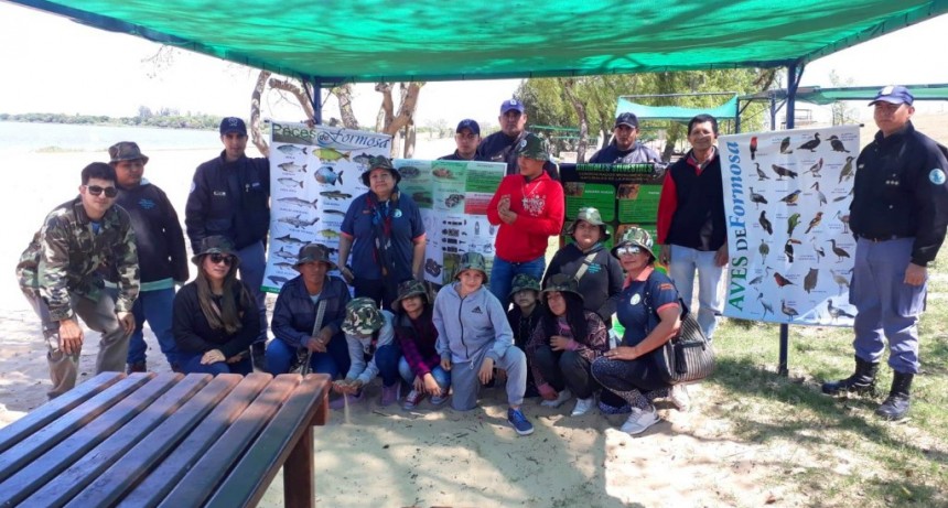 Estudiantes de Comandante Fontana conocieron la Reserva de Biosfera de Laguna Oca