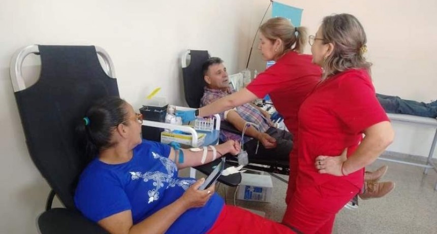 El Hospital de Laguna Yema concretó una nueva colecta de sangre