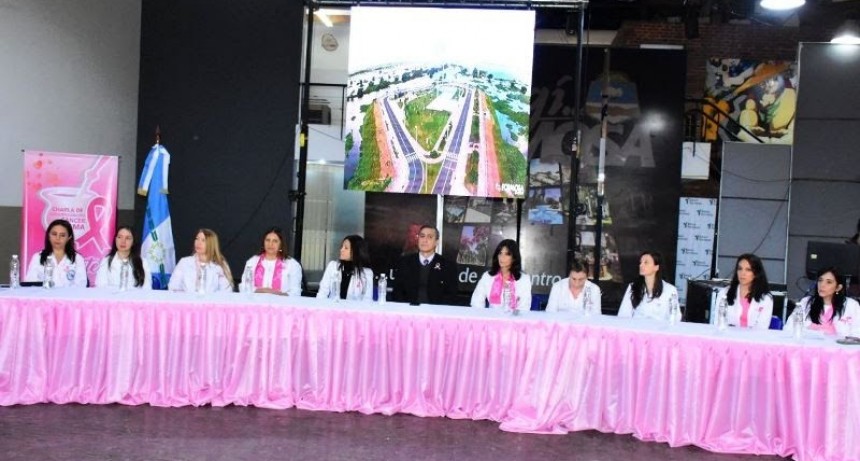 Brindaron una jornada informativa sobre el cáncer de mama, conjuntamente con prestaciones de salud