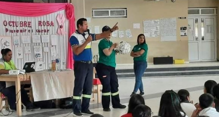 La comuna avanza con la capacitación sobre educación vial en centros educativos