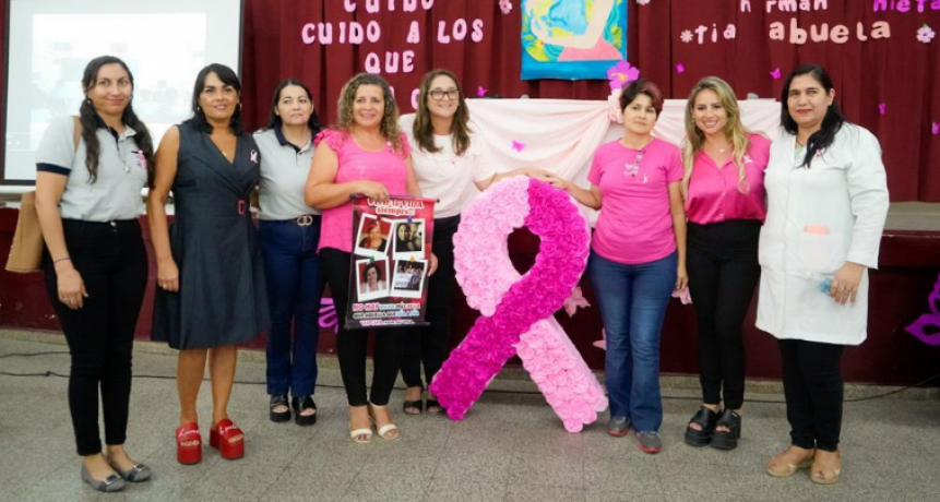 La Fundación Formosa Crece brindó una exitosa charla de concientización sobre cáncer de mama en la EPES 87