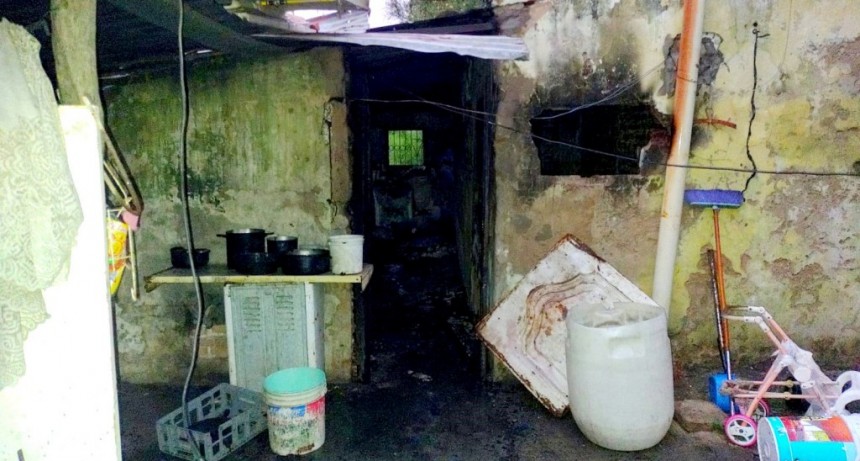 Una menor falleció tras el incendio de su casa en el barrio Virgen del Rosario