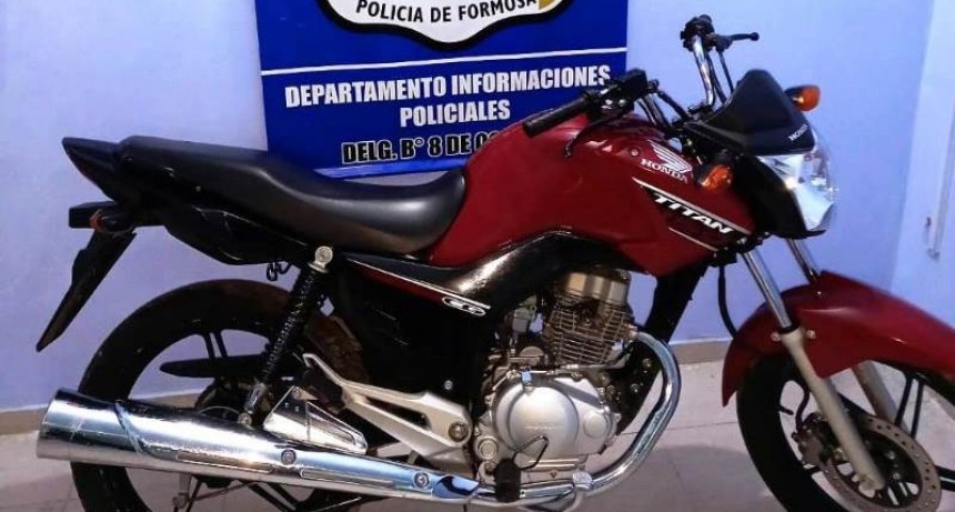 En distintos procedimientos, la Policía recuperó cuatro motos