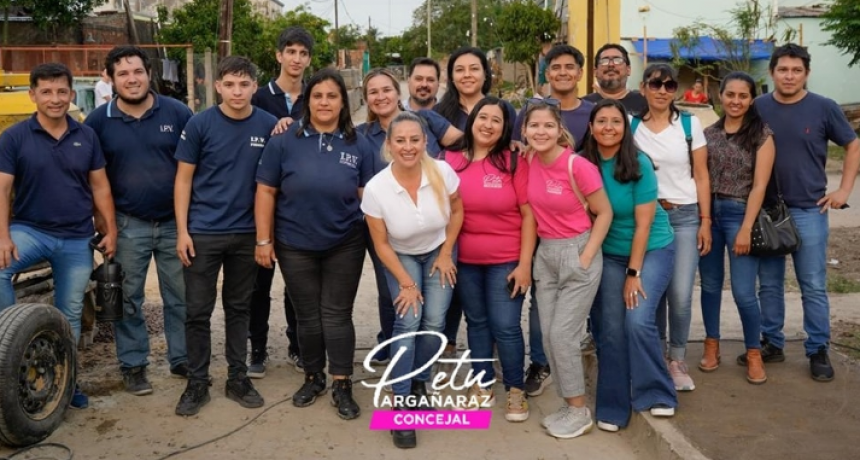 Recorrimos las obras que el Gobierno de la Provincia realiza en los pasajes del barrio Obrero.