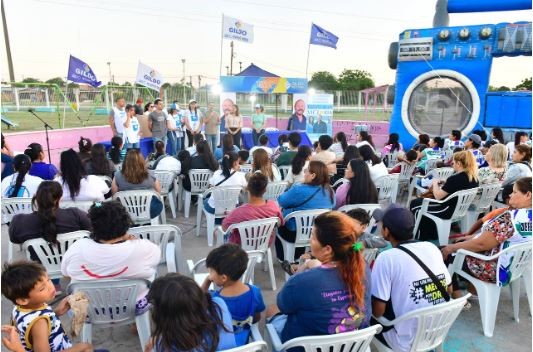 A días de votar, la capacitación de la BUP llegó al barrio Fray Salvador Gurrieri