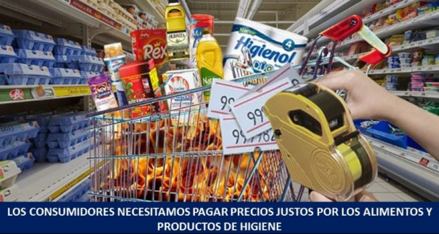 Los consumidores demandan urgentes medidas que frenen las remarcaciones en los precios de los productos de consumo masivo