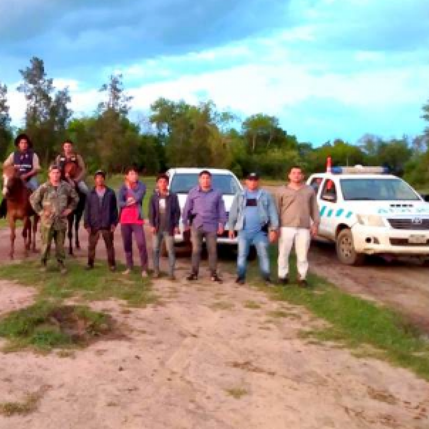 Tras una intensa búsqueda, la Policía y vecinos hallaron a dos menores perdidos en el monte
