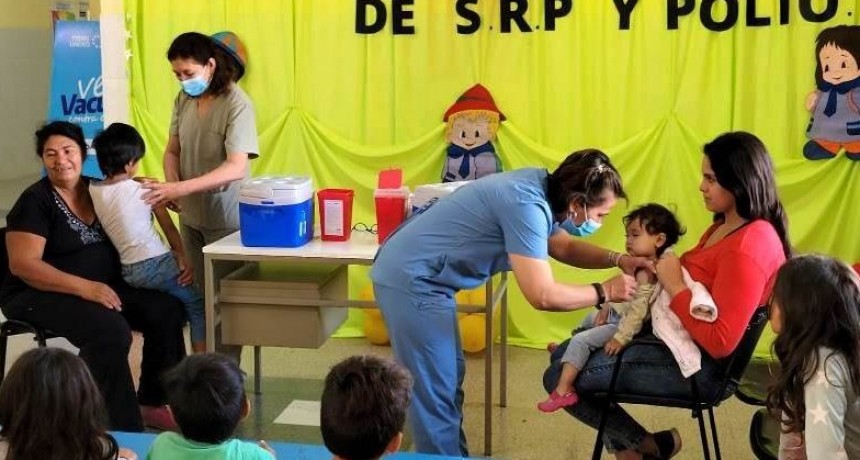 Tres Lagunas: Alto porcentaje de vacunación contra sarampión, rubéola, paperas y polio