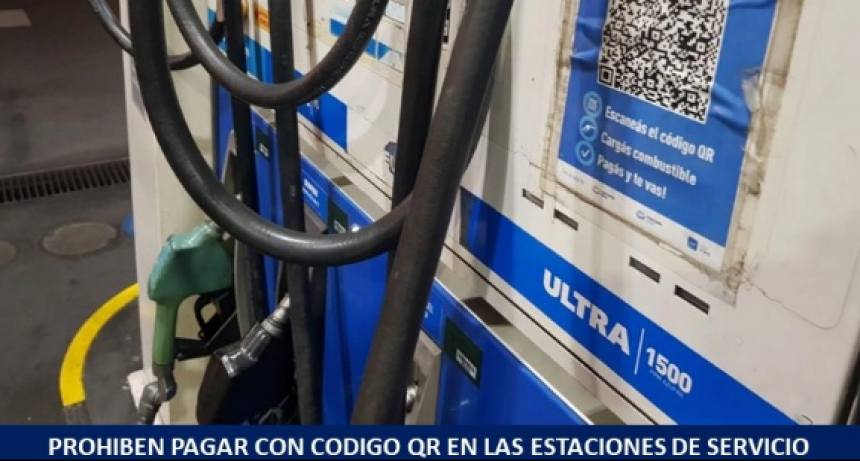 Los usuarios no podrán pagar con código QR en las estaciones de servicio