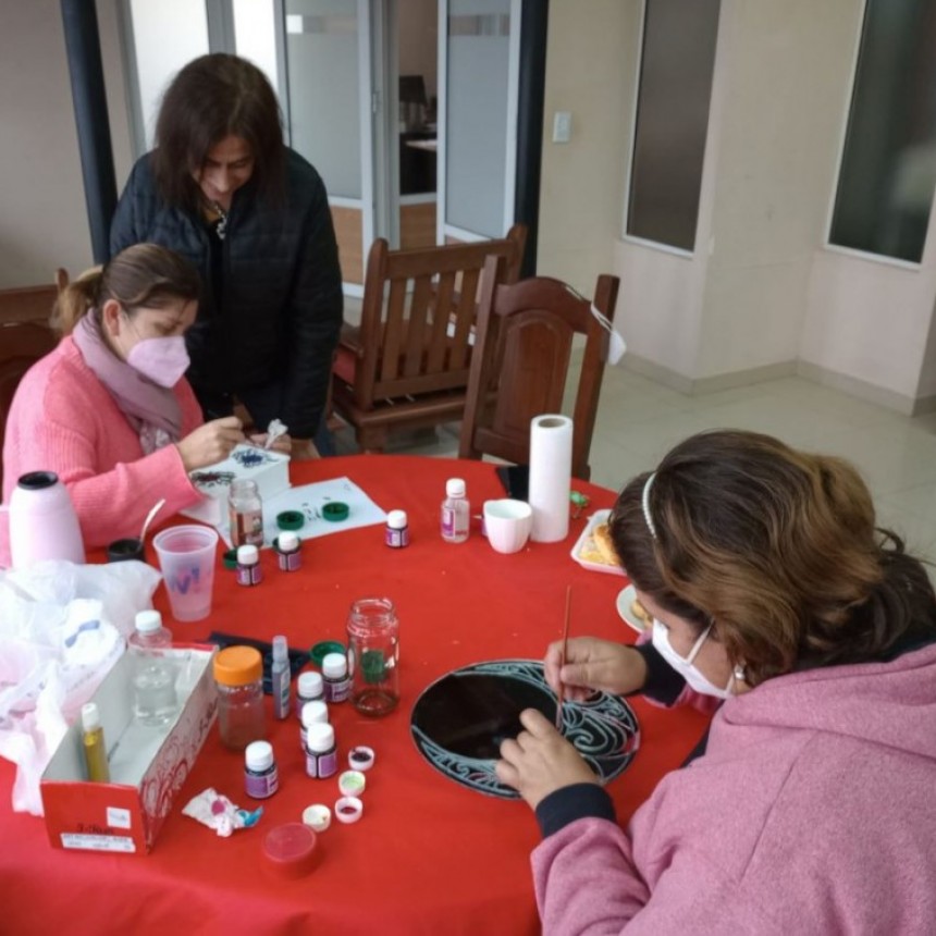 Taller navideño en la Asociación italiana de Formosa