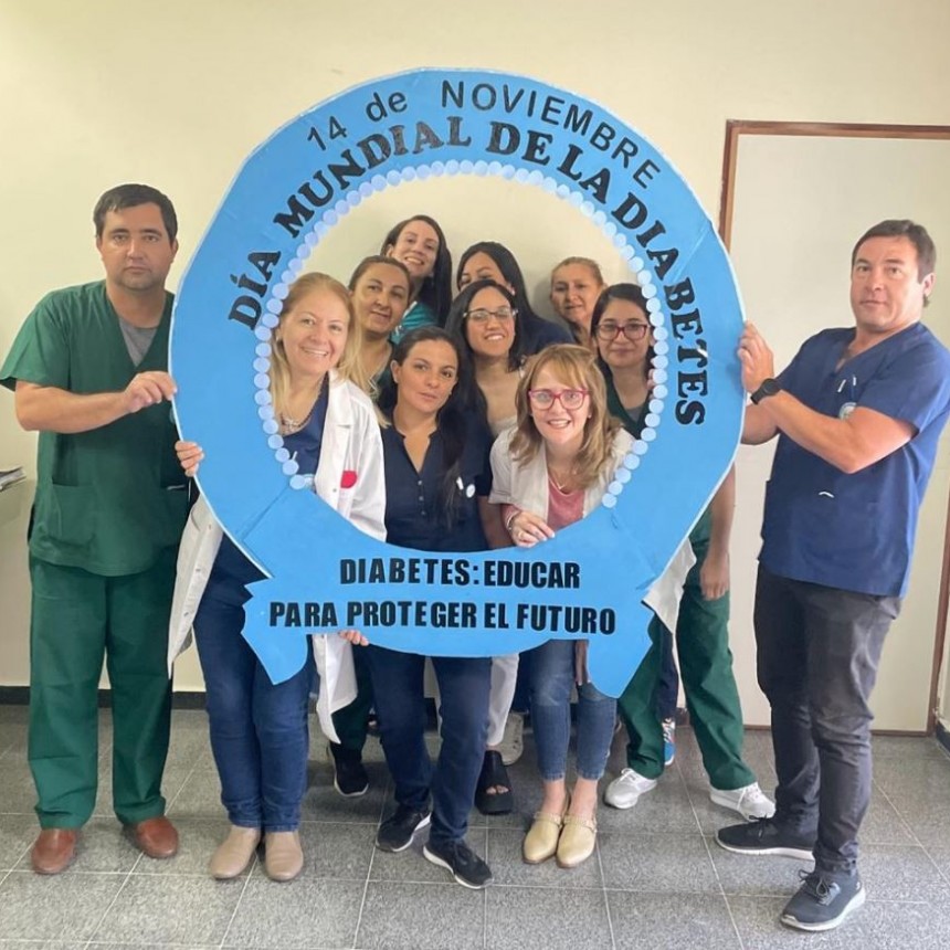 Articulada acción de los gimnasios terapéuticos y médicos para concientizar sobre la diabetes