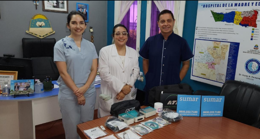 Entregaron nuevo equipo para electroencefalograma al hospital de la Madre y el Niño