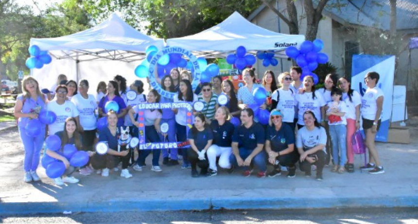 Conmemoraron el Día Mundial de la Diabetes con una caminata en el Paseo Costanero