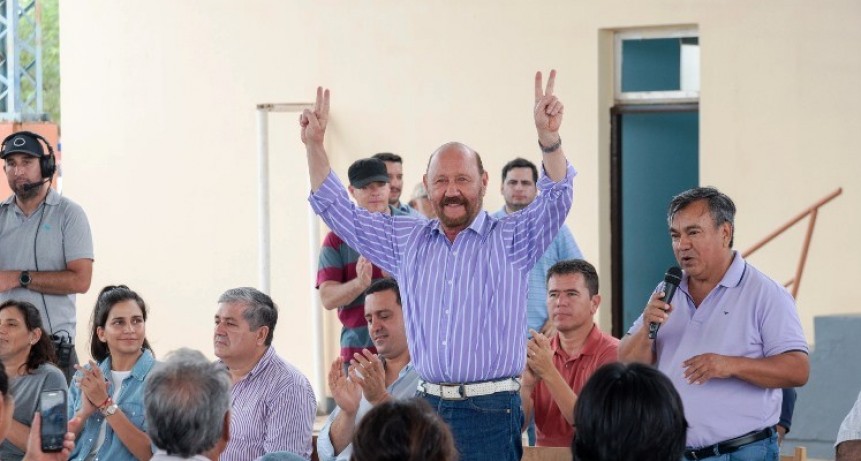 Segundo día de la gira de Gildo Insfrán