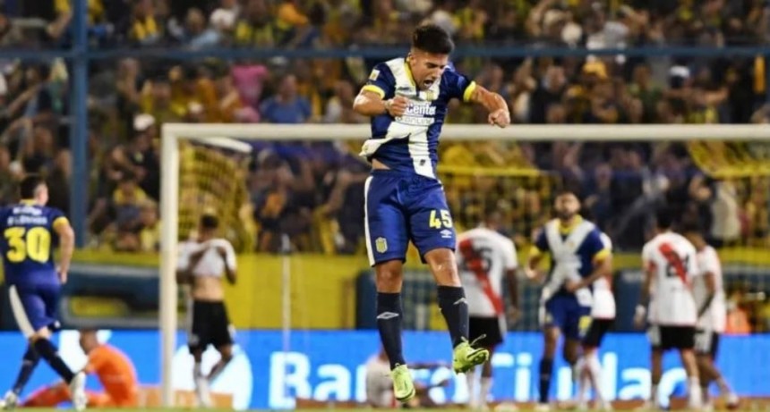 Rosario Central sorprendió a River y no lo dejó asegurar su boleto a cuartos de la Copa de la Liga Profesional