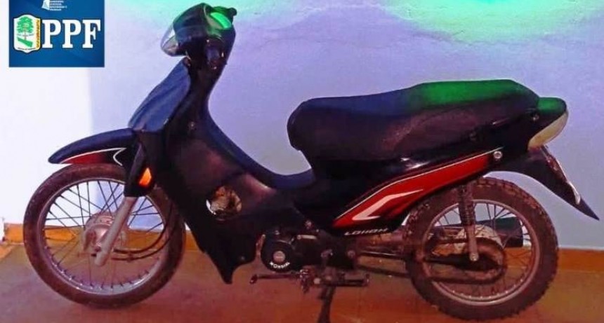 La Policía recuperó tres motos robadas y detuvo a cuatro sujetos