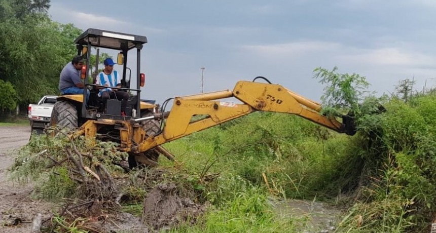 Efectivo accionar de la municipalidad para paliar los efectos del temporal