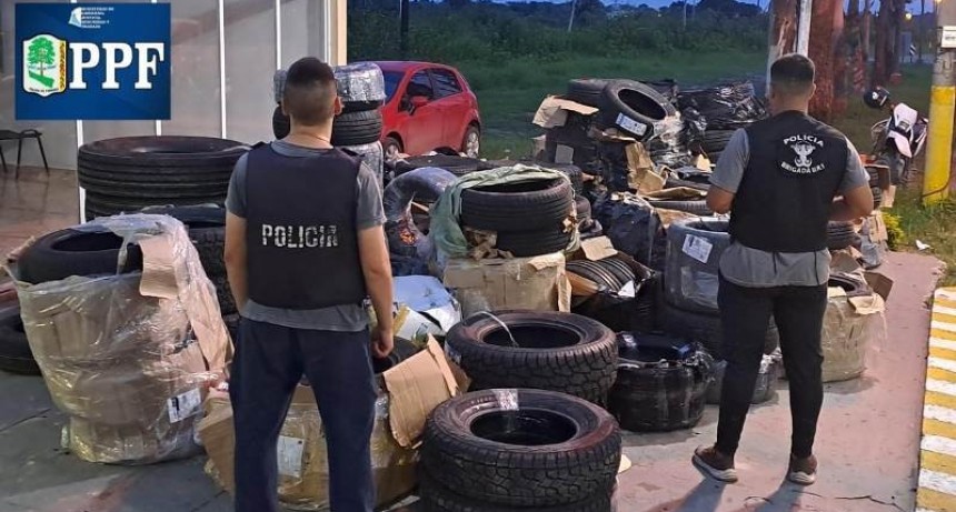 La Policía secuestró cubiertas sin aval aduanero con un avalúo de 9.000.000 pesos
