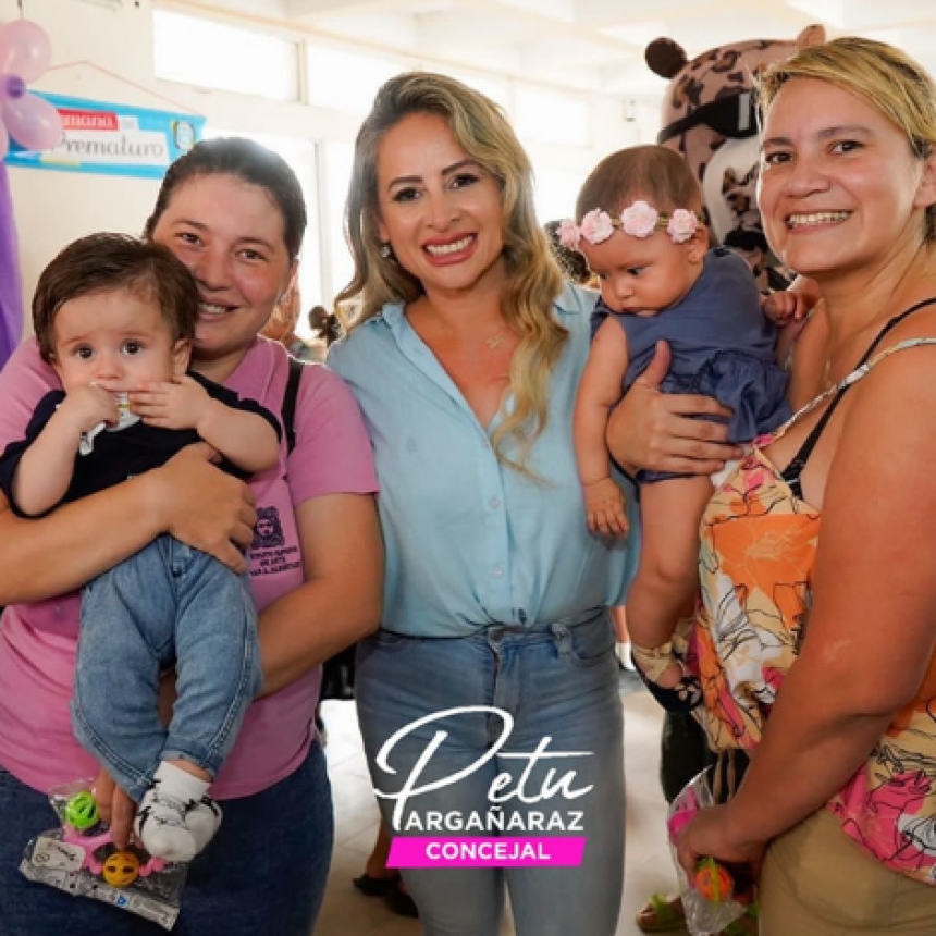 En la Semana del Prematuro, participamos de las actividades desarrolladas en el Hospital de la Madre y el Niño. 
