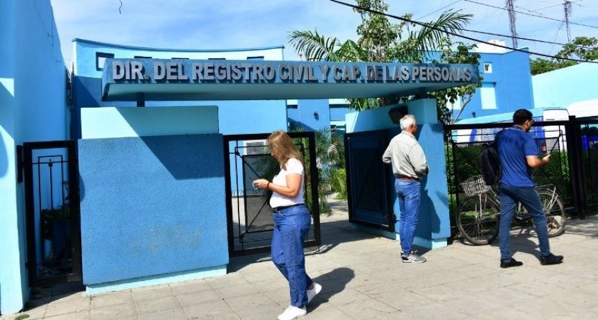 El domingo, las oficinas del Registro Civil estarán abiertas